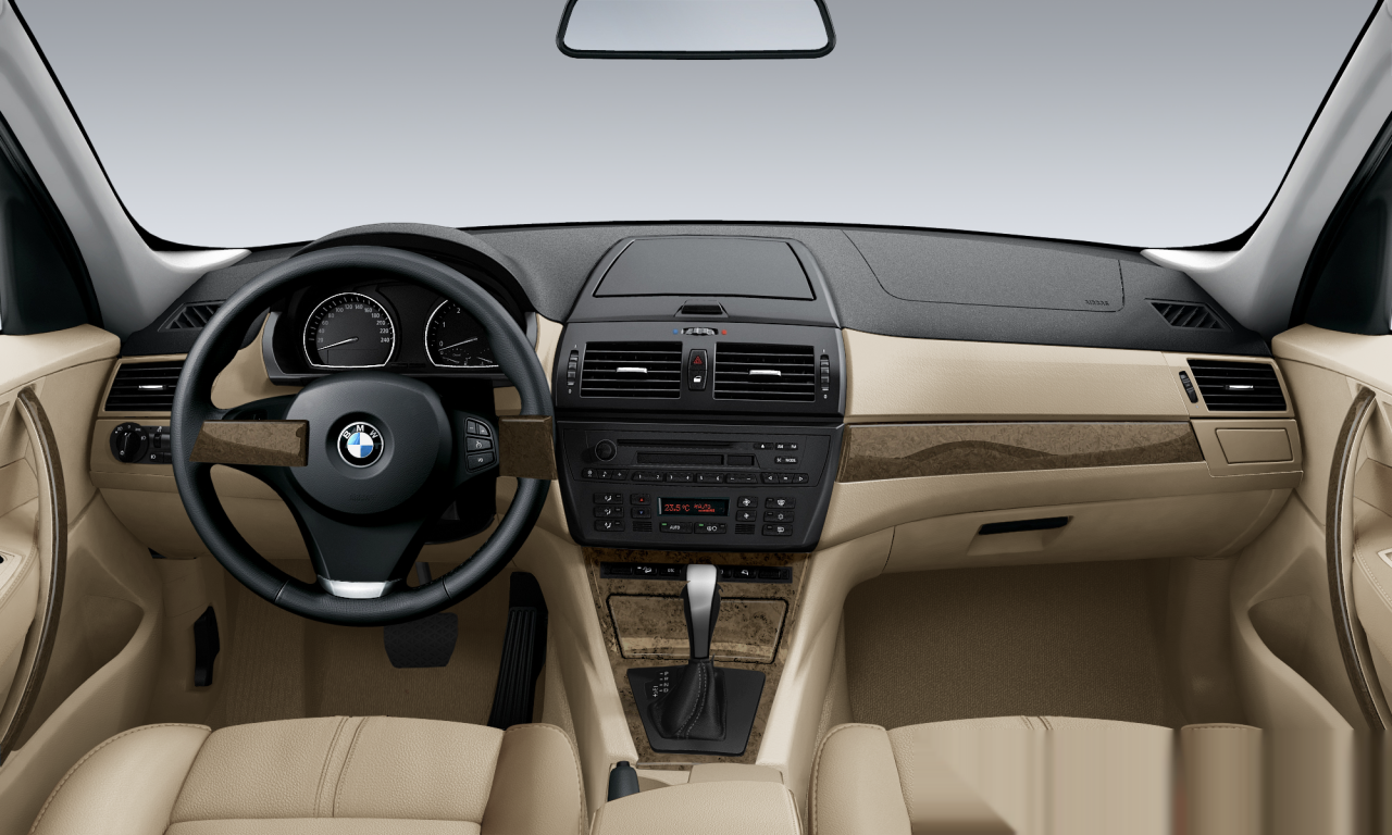 Interior of BMW X3 2.0d (E83 (MUE)), VIN WBAPE11000WJ44484