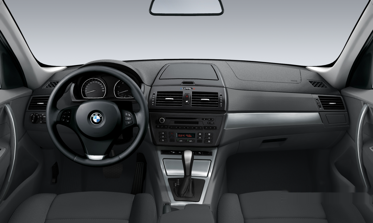 Interior of 2007 BMW X3 2.0d (E83 (MUE)), VIN WBAPE11010WH46183