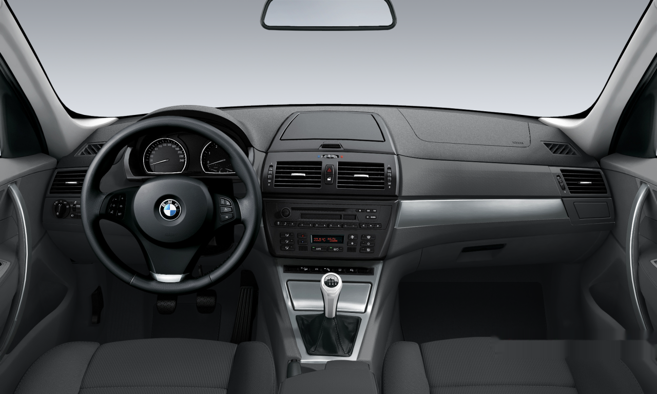 Interior of BMW X3 2.0d (E83 (MUE)), VIN WBAPE11020WH35404