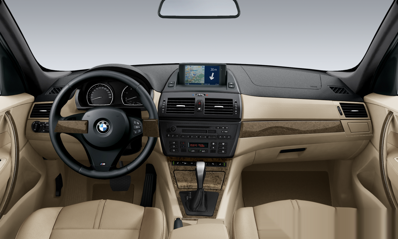 Interior of BMW X3 2.0d (E83 (MUE)), VIN WBAPE11050WH51161