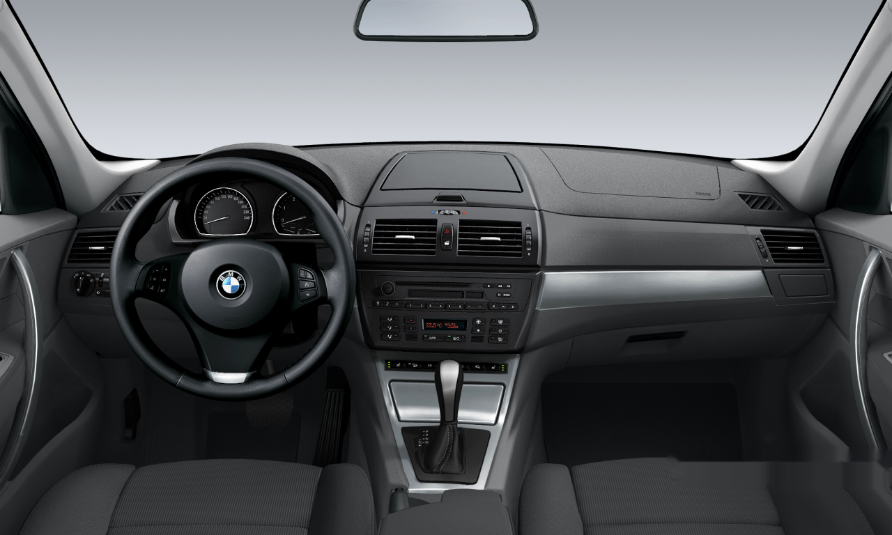 Interior of BMW X3 2.0d (E83 (MUE)), VIN WBAPE11070WJ44773