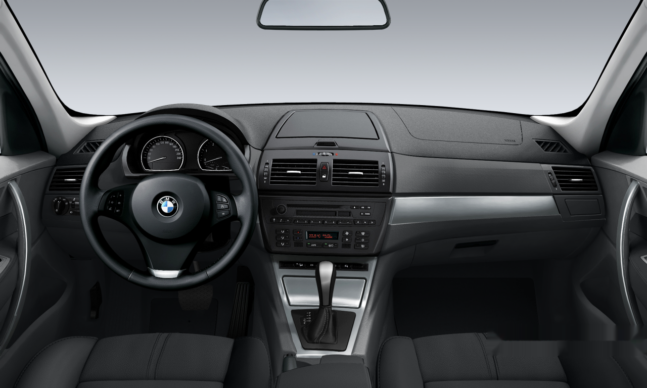 Interior of BMW X3 2.0d (E83 (MUE)), VIN WBAPE11080WH48755