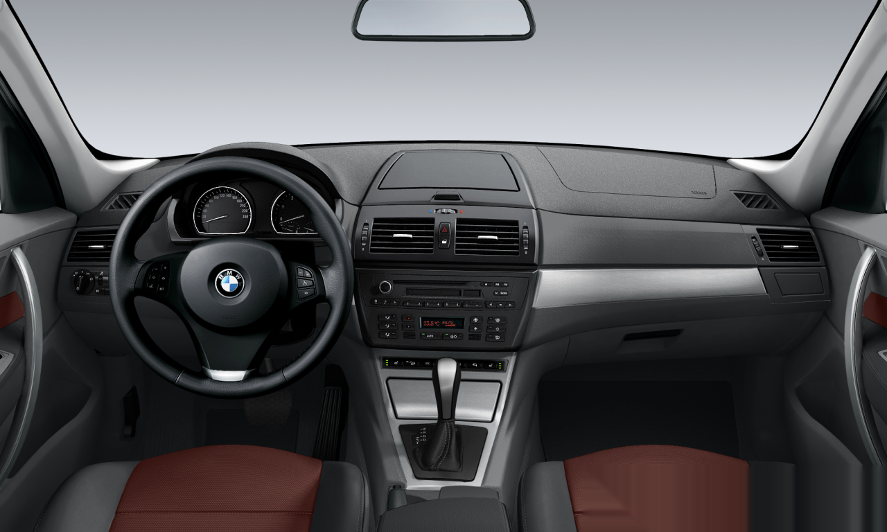 Interior of 2009 BMW X3 2.0d (E83 (MUE)), VIN WBAPE11090WJ61168