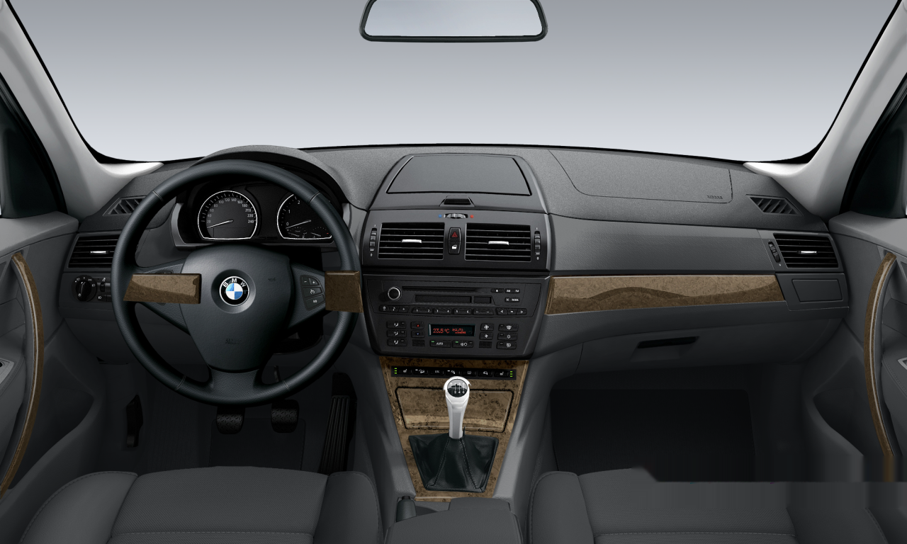 Interior of BMW X3 1.8d (E83 (MUE)), VIN WBAPE71080WH92208