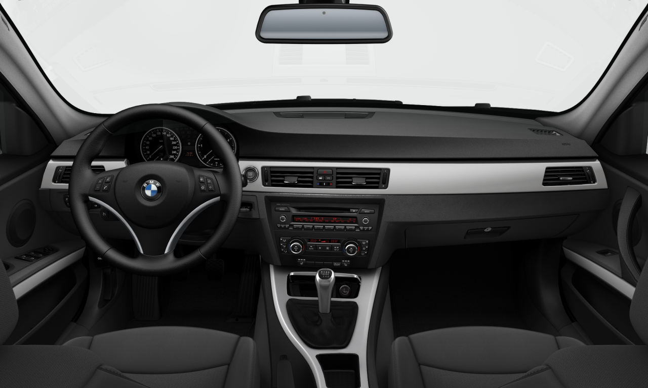 Interior of 2009 BMW 318i (E90 (MUE)), VIN WBAPF51090A423868