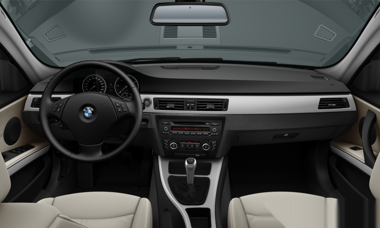 Interior of BMW 318i (E90 (MUE)), VIN WBAPF510X0A422048