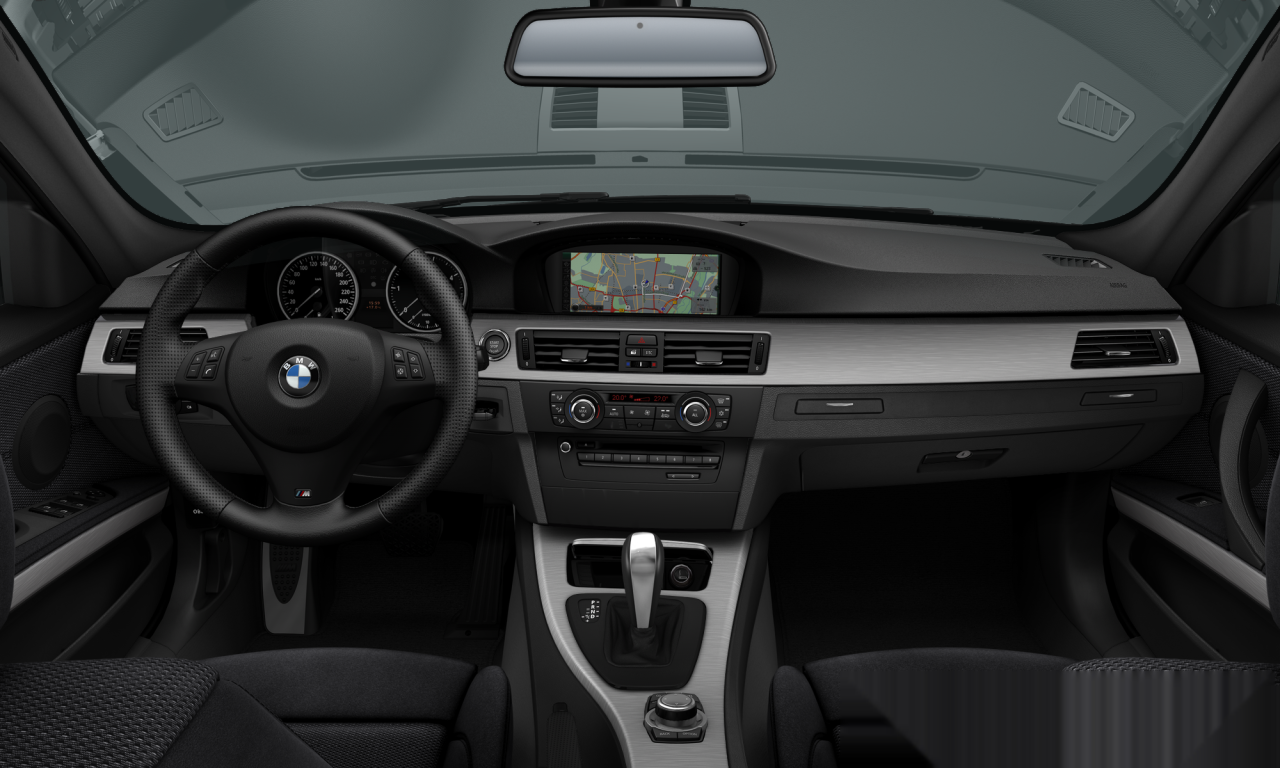 Interior of 2010 BMW 320i (E90 (MUE)), VIN WBAPG36060NM95713