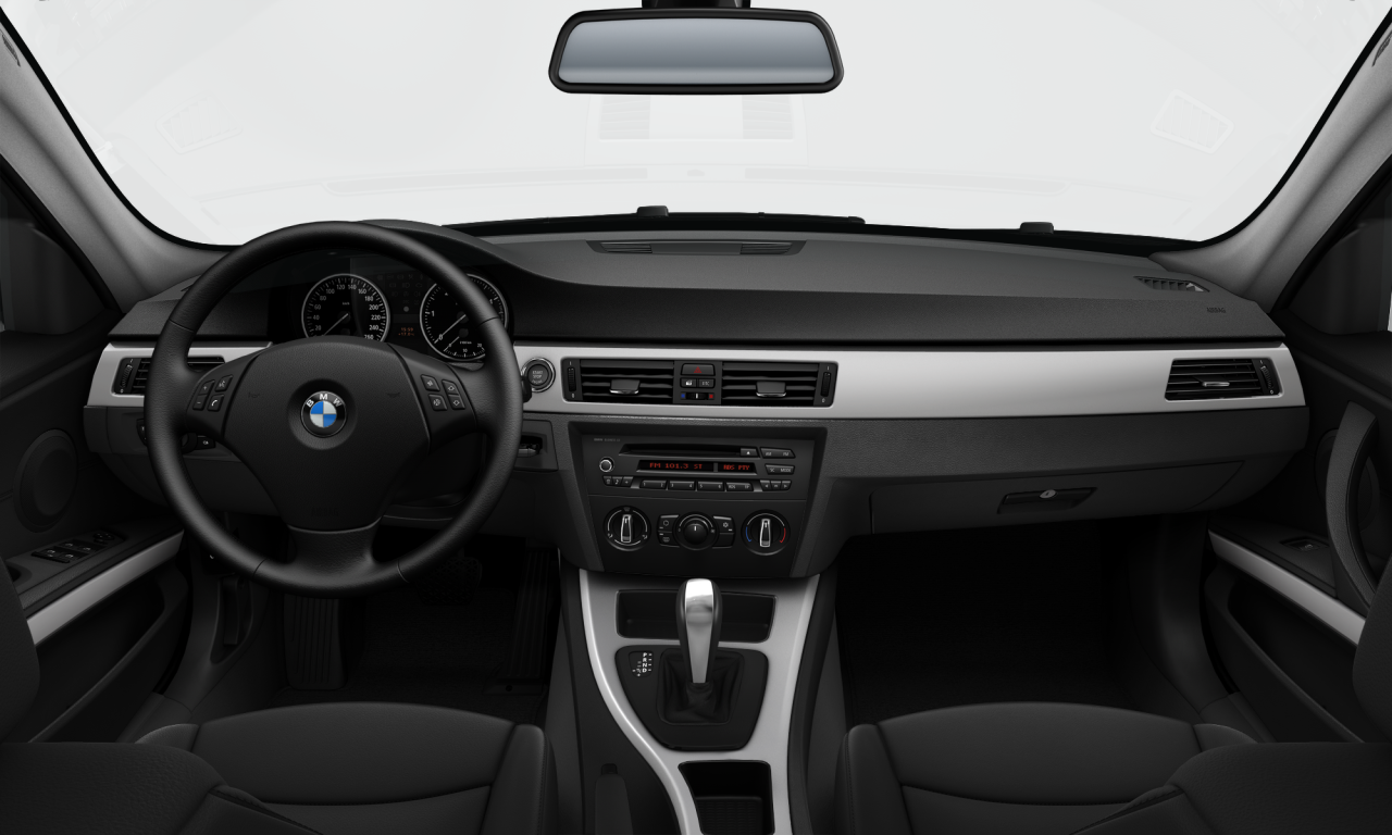 Interior of 2009 BMW 320i (E90 (MUE)), VIN WBAPG5101AA587839