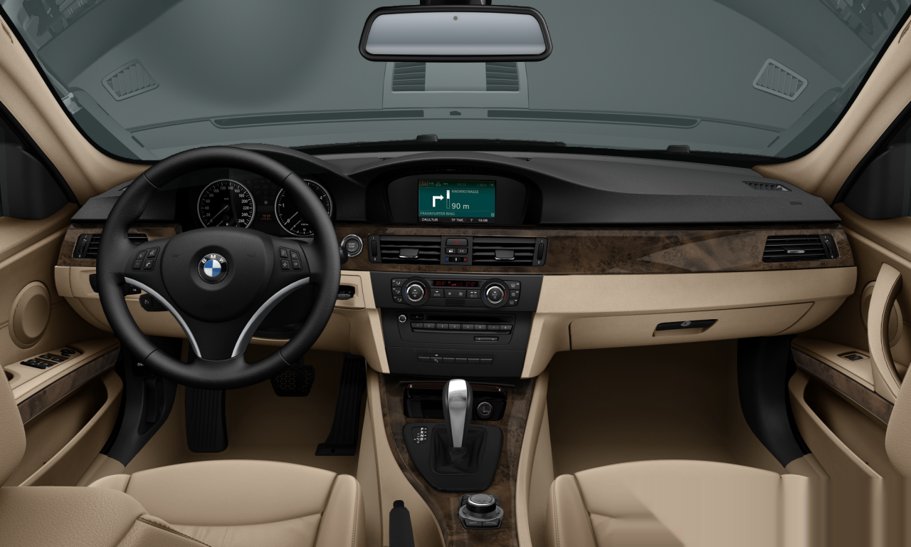 Interior of BMW 320i (E90 (MUE)), VIN WBAPG56050NL23863