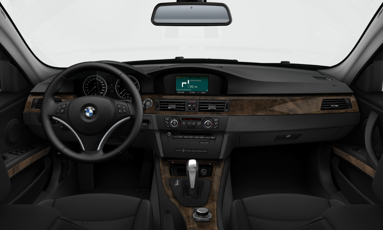 Interior of 2009 BMW 320i (E90 (MUE)), VIN WBAPG56050NM12123