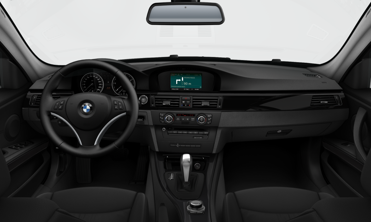 Interior of BMW 320i (E90 (MUE)), VIN WBAPG56050NM17192