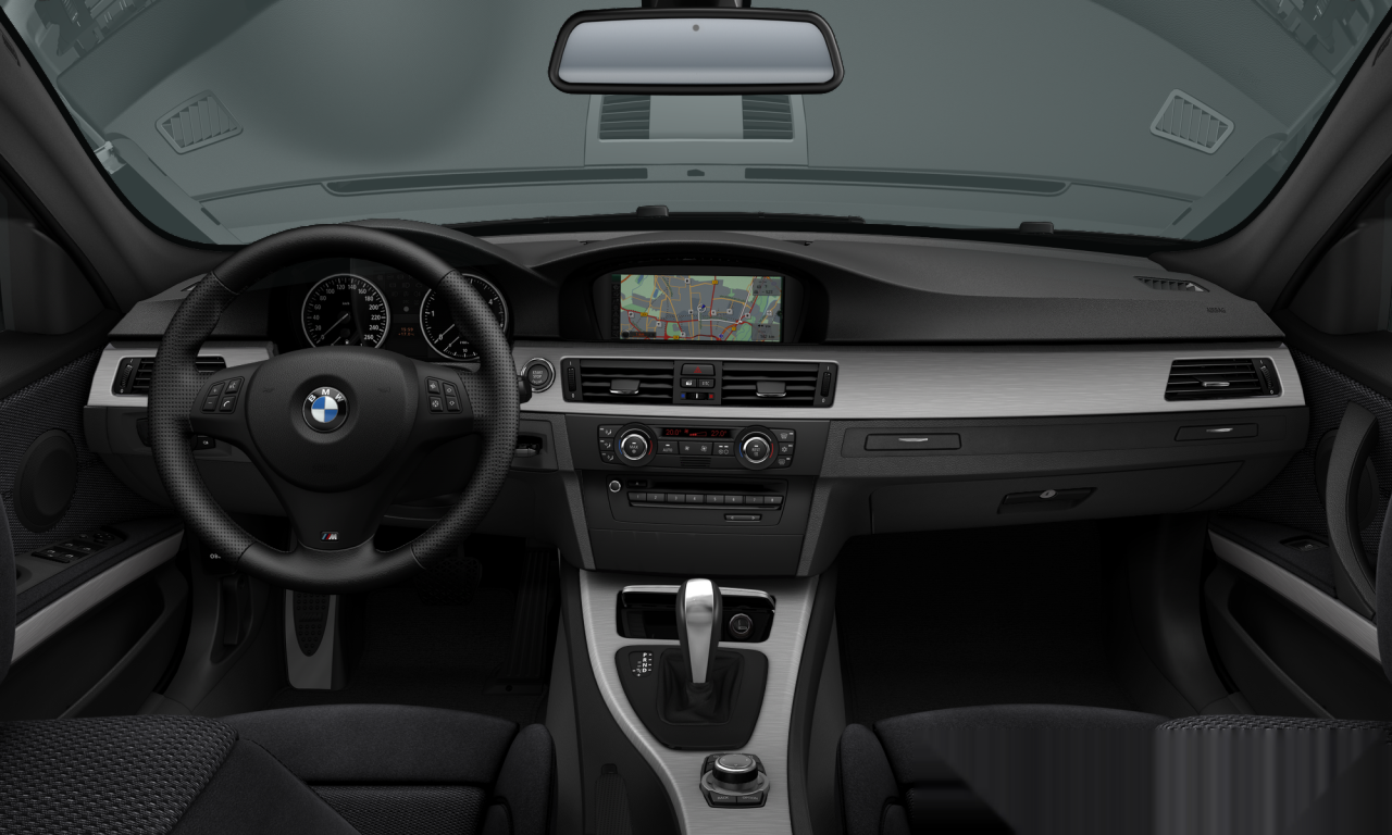Interior of BMW 320i (E90 (MUE)), VIN WBAPG56070NM12995