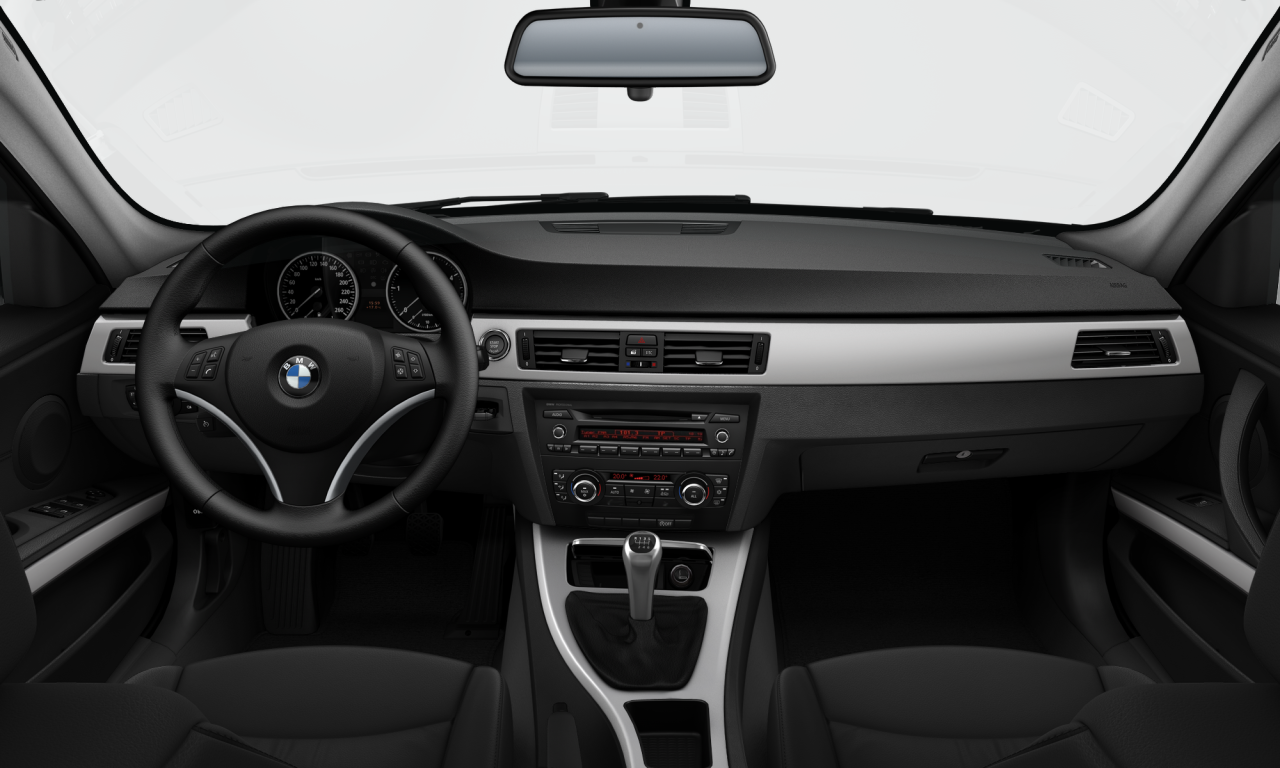 Interior of BMW 320i (E90 (MUE)), VIN WBAPG56090NM42998