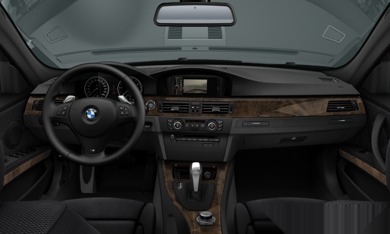Interior of BMW 325i (E90 (MUE)), VIN WBAPH16010NL74671