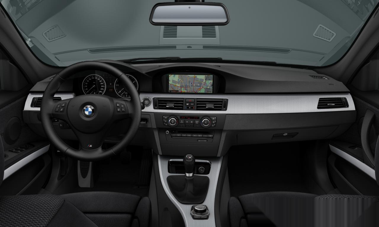 Interior of BMW 325i (E90 (MUE)), VIN WBAPH31010A169412