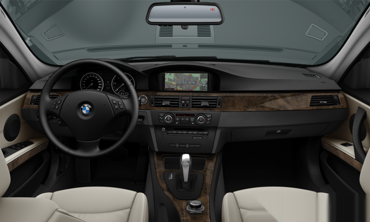 Interior of 2010 BMW 328xi (E90 (MUE)), VIN WBAPK5C50AA653790