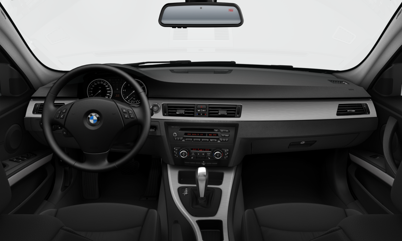Interior of BMW 328xi (E90 (MUE)), VIN WBAPK7C53BF087379