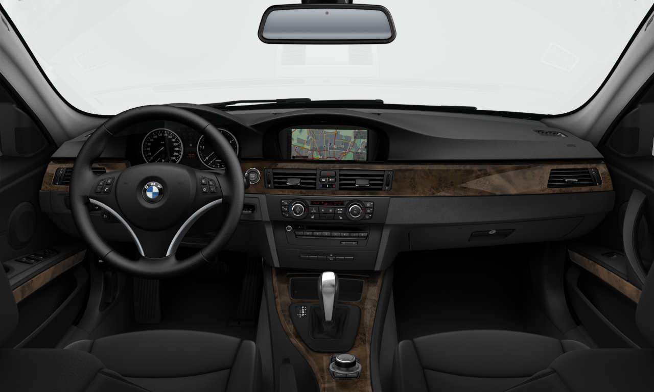 Interior of BMW 328xi (E90 (MUE)), VIN WBAPK7C58BF082436