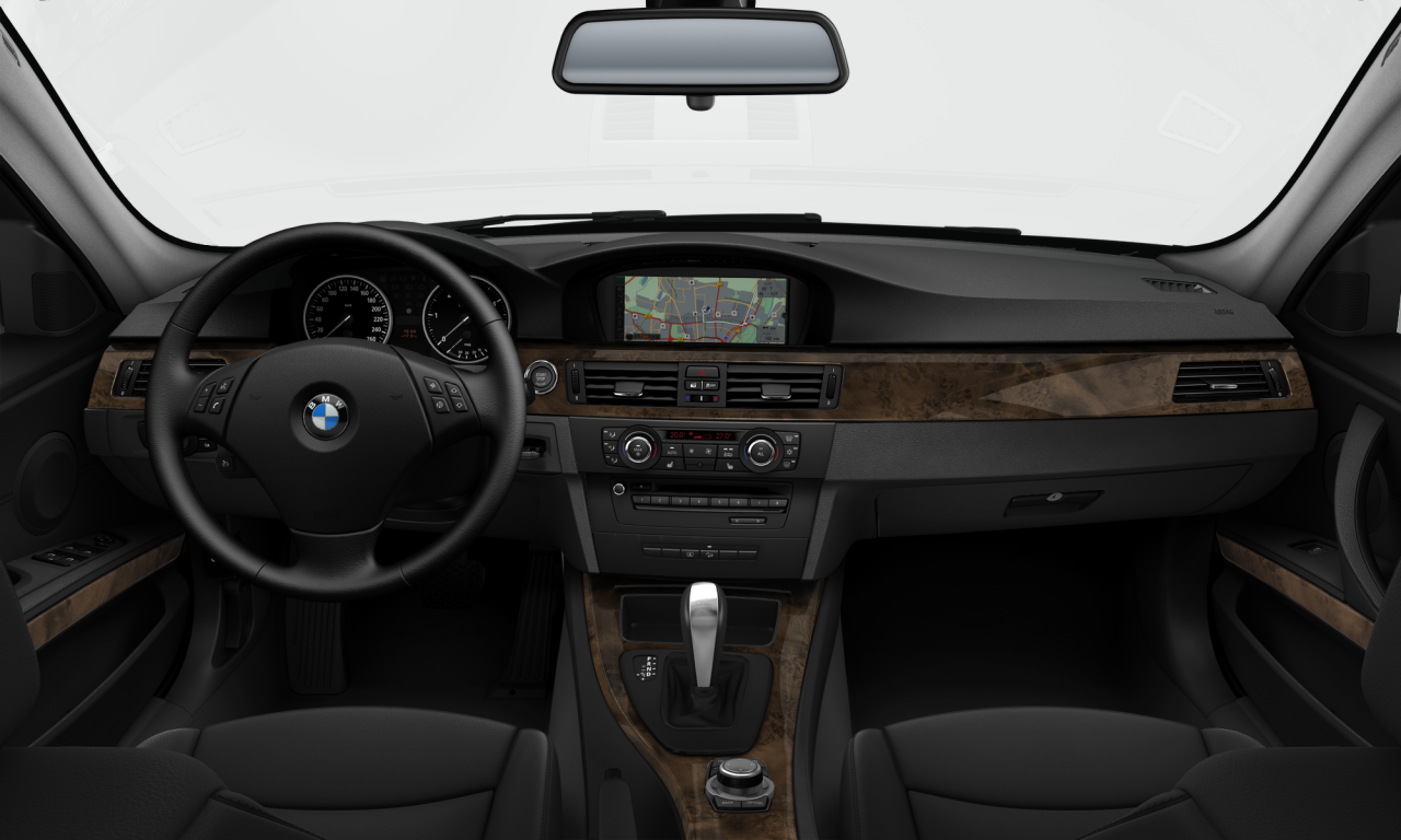 Interior of BMW 335i xDrive (E90 (MUE)), VIN WBAPL5C56BA920297