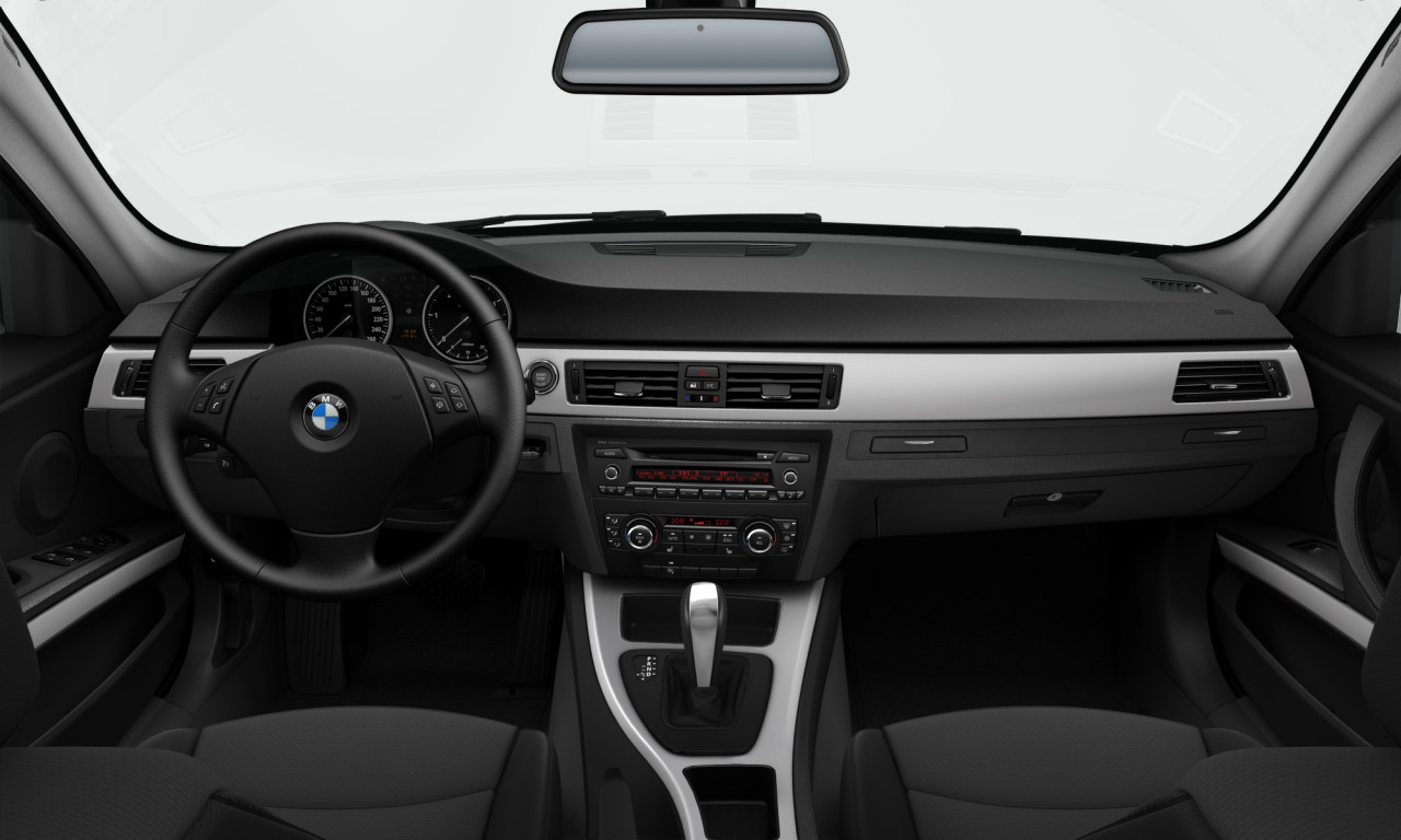 Interior of 2010 BMW 335i (E90 (MUE)), VIN WBAPM510X0A743044