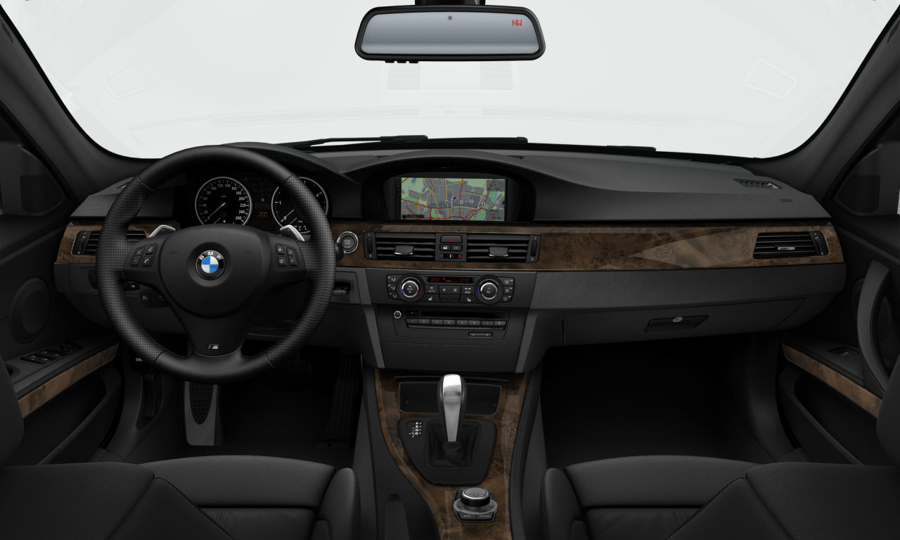Interior of BMW 335i (E90 (MUE)), VIN WBAPM5G52BNN00486