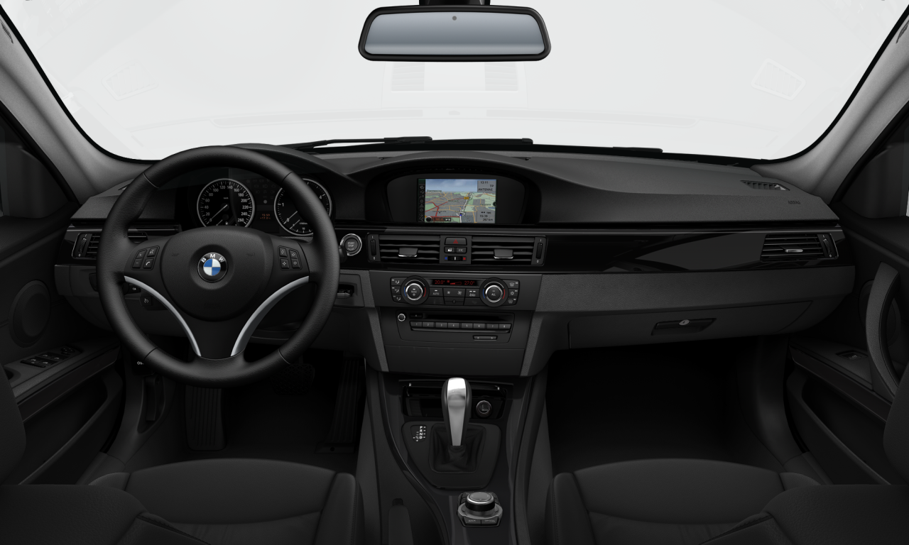 Interior of 2009 BMW 320d (E90 (MUE)), VIN WBAPN36080NM37687