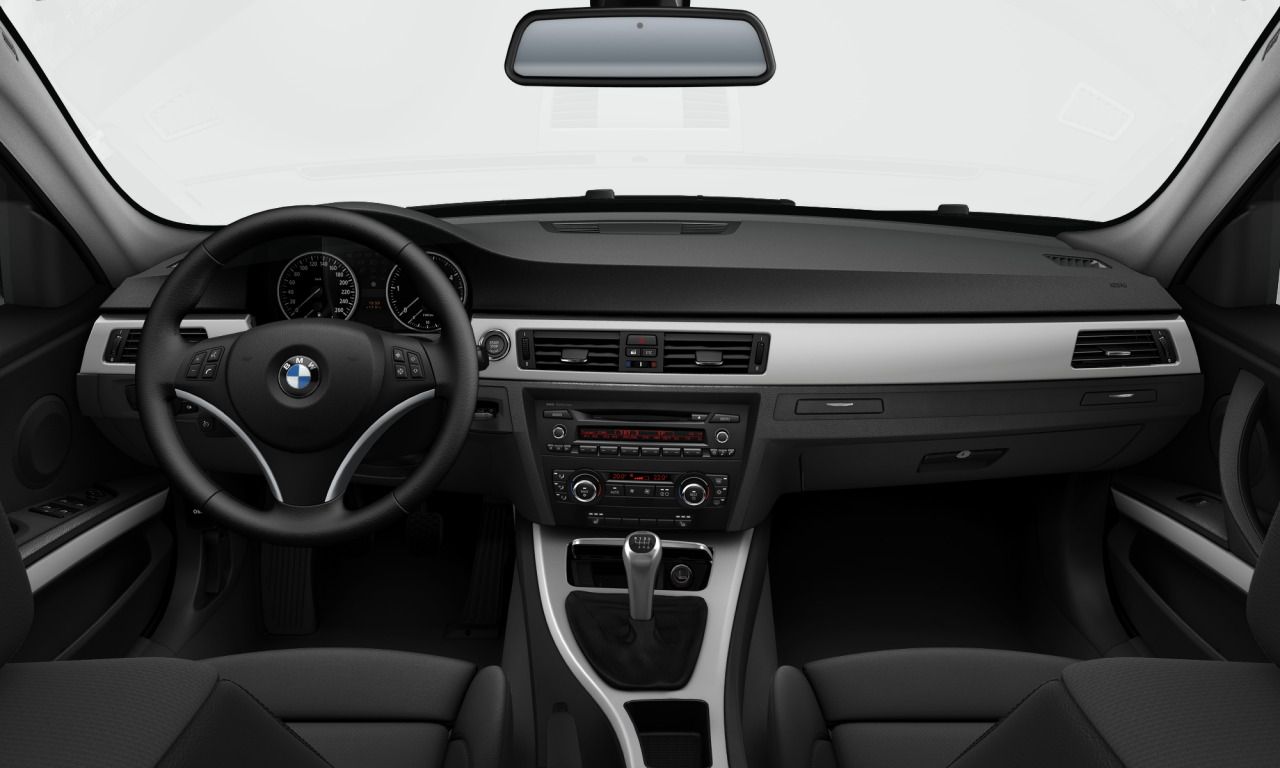 Interior of 2008 BMW 325d (E90 (MUE)), VIN WBAPN510X0VJ66957