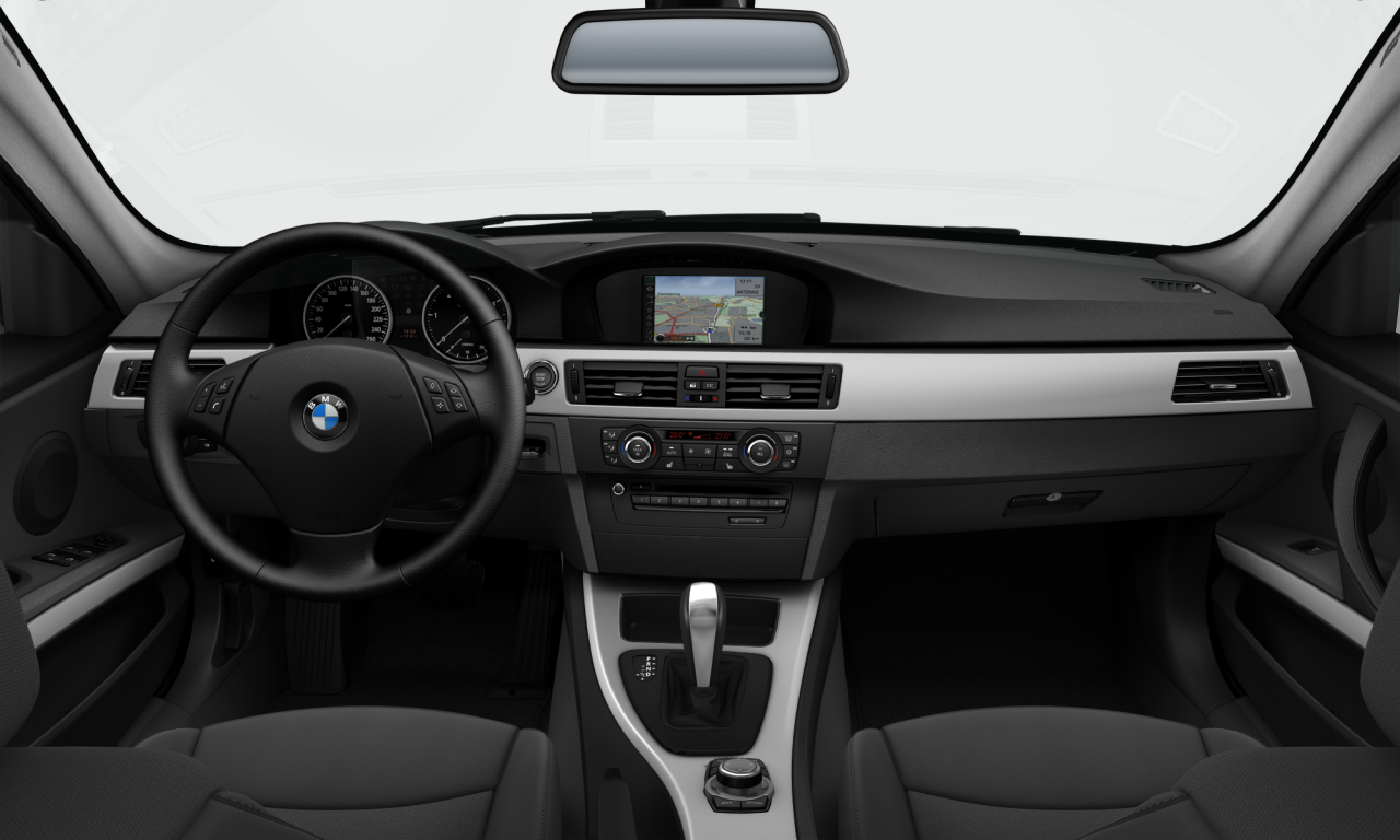 Interior of 2010 BMW 325d (E90 (MUE)), VIN WBAPN91080A746447