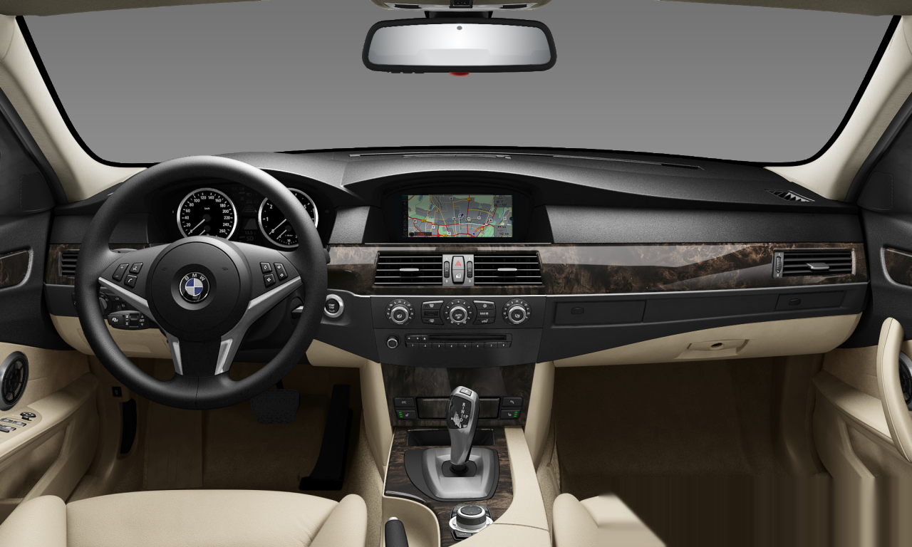 Interior of BMW 535xi (E61 (MUE)), VIN WBAPT7C54ACX02955