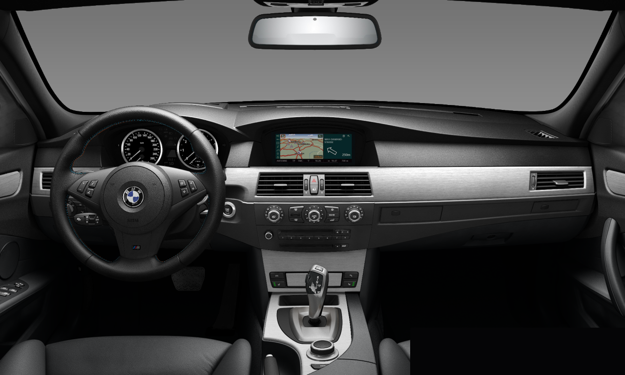 Interior of 2007 BMW 550i (E61 (MUE)), VIN WBAPW51020CT95089