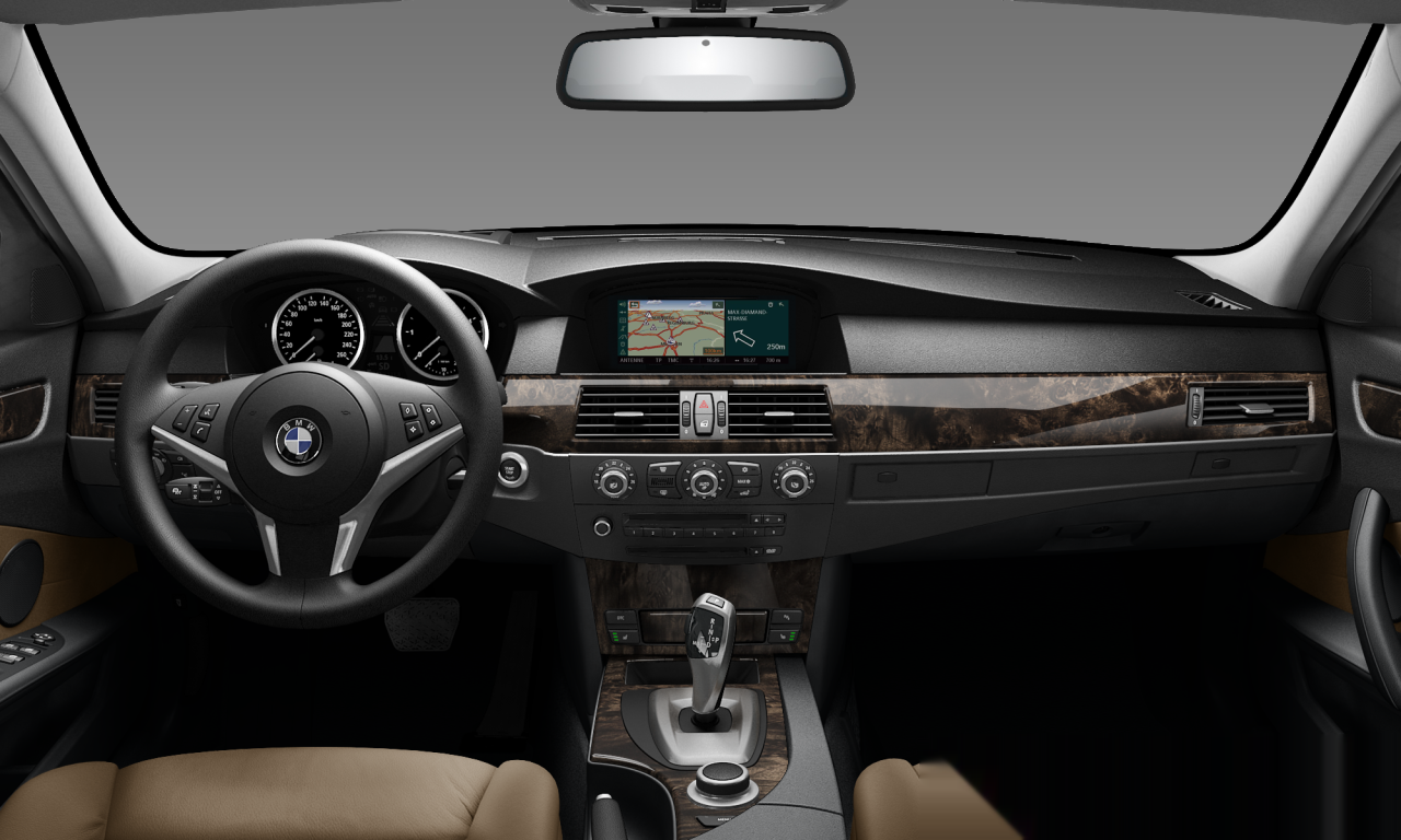 Interior of BMW 525d (E61 (MUE)), VIN WBAPX51010CU03566