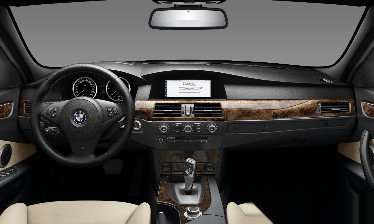 Interior of BMW 535d (E61 (MUE)), VIN WBAPX91010CU62107