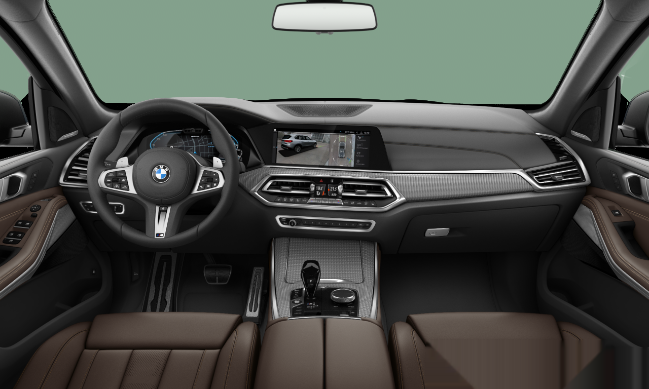 Interior of BMW X5 xDrive45e (G05), VIN WBATA6102M9G34763