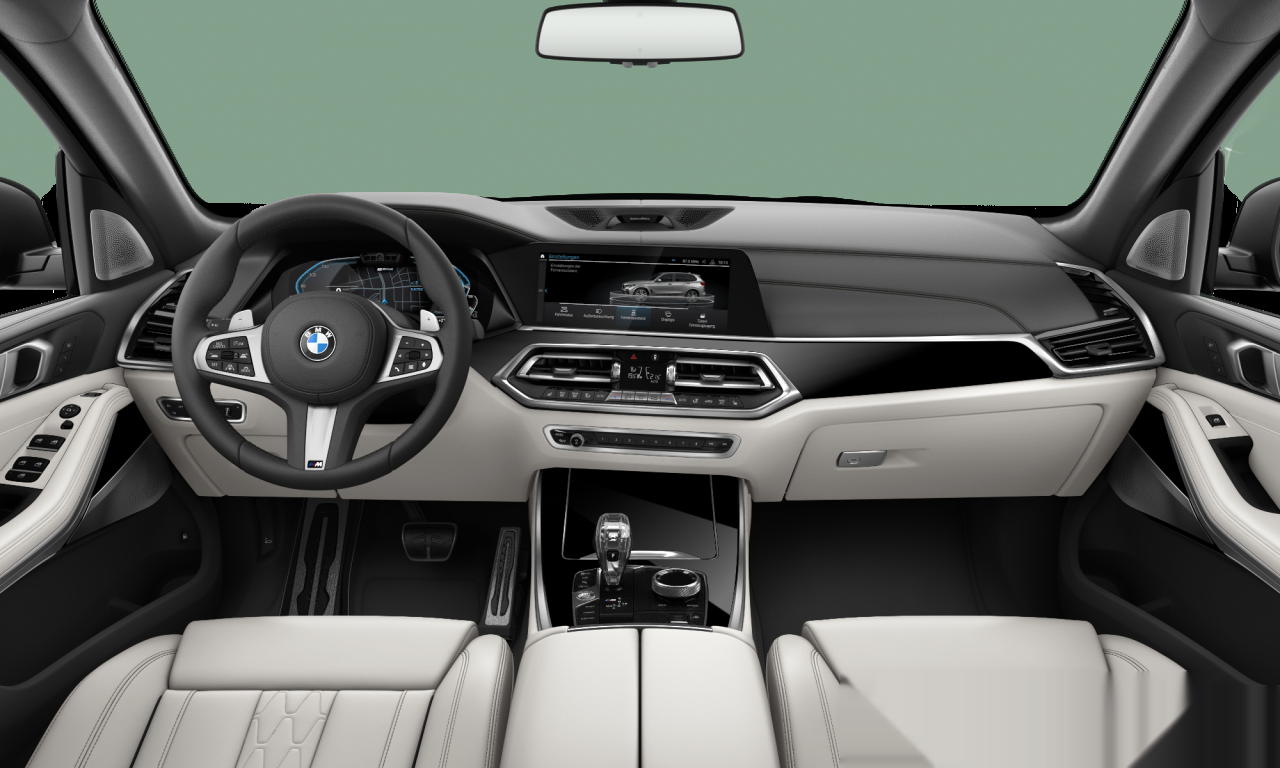 Interior of BMW X5 xDrive45e (G05), VIN WBATA610409G44270