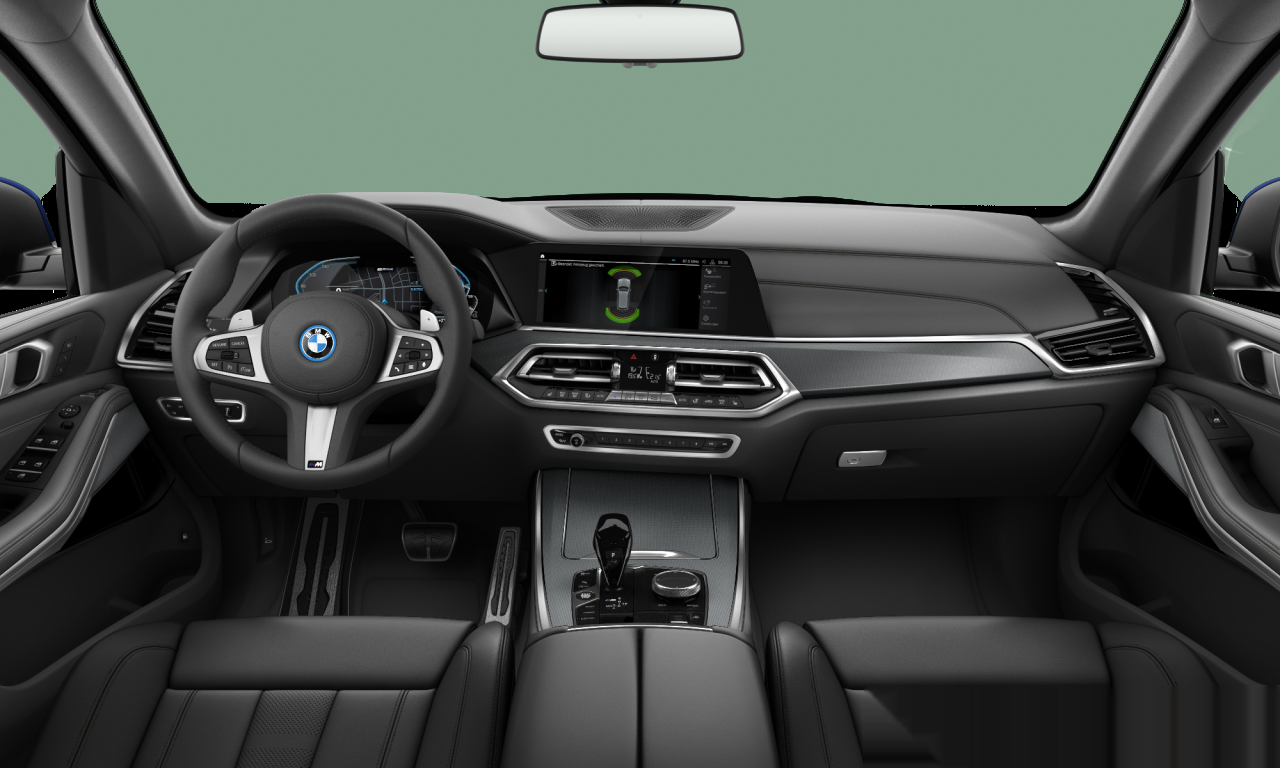 Interior of 2022 BMW X5 xDrive45e (G05), VIN WBATA610409L61302