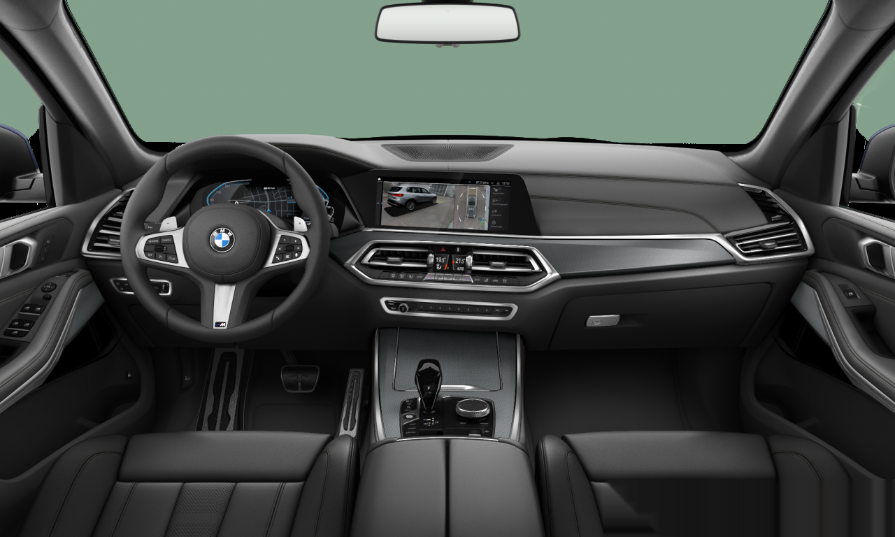 Interior of 2020 BMW X5 xDrive45e (G05), VIN WBATA610X09C79920