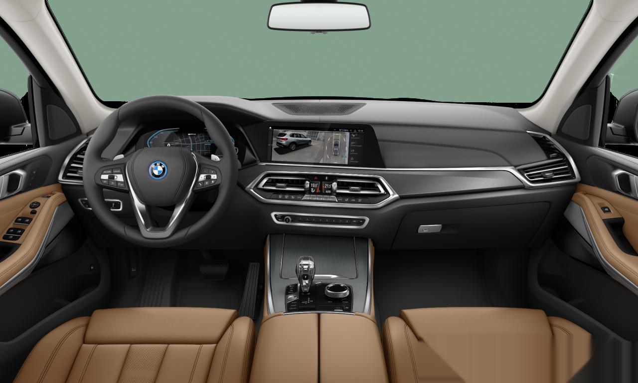 Interior of 2022 BMW X5 xDrive45e (G05), VIN WBATA620209N36046