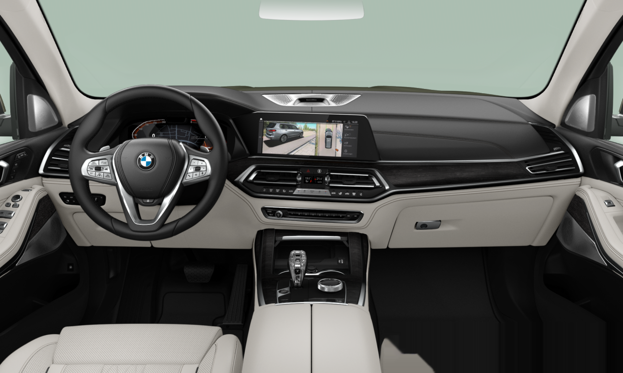 Interior of BMW X7 xDrive40d (G07), VIN WBATB4109N9J55269