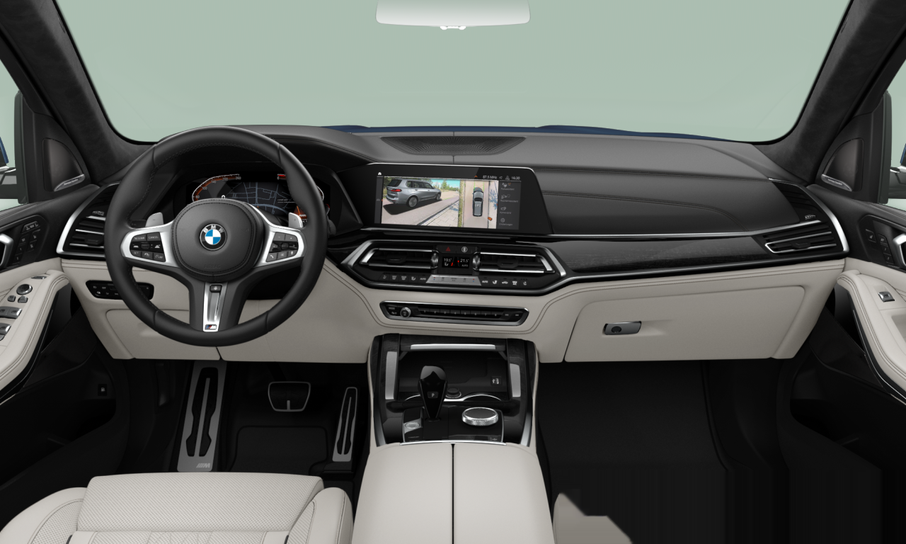 Interior of BMW X7 xDrive40d (G07), VIN WBATB420009M79587