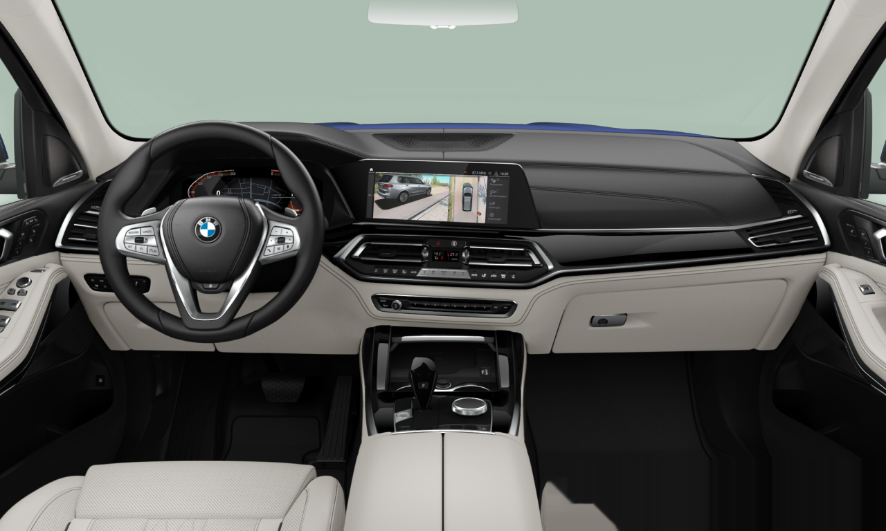 Interior of BMW X7 xDrive40d (G07), VIN WBATB420209L97635