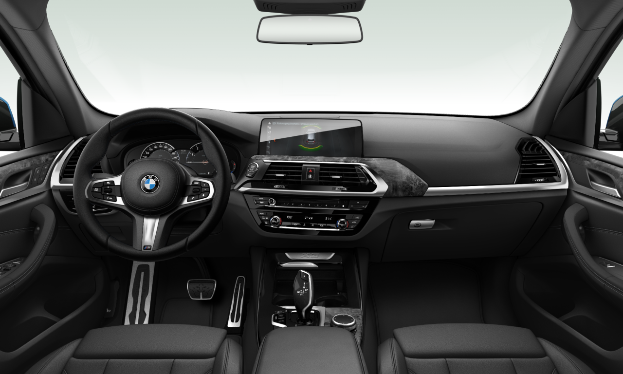 Interior of BMW X3 sDrive20i (G01), VIN WBATR12030LF48076