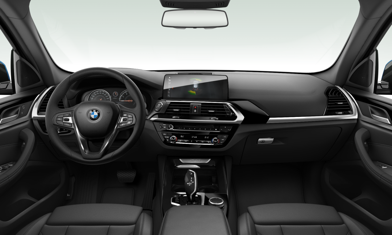 Interior of 2019 BMW X3 sDrive20i (G01), VIN WBATR38050ND21351