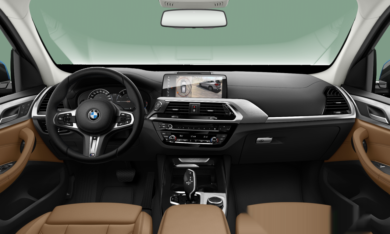 Interior of BMW X3 xDrive20i (G01), VIN WBATR51020LF96774
