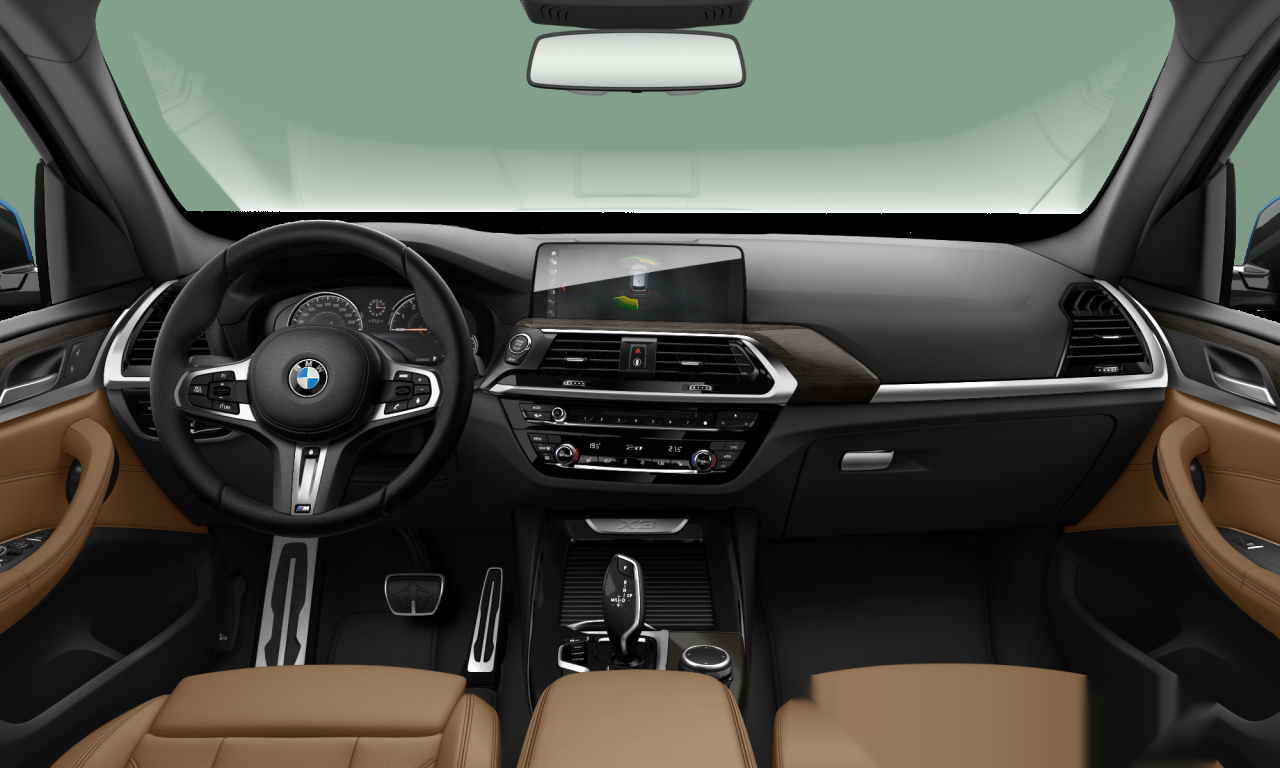Interior of 2019 BMW X3 xDrive20i (G01), VIN WBATR51060LF97832