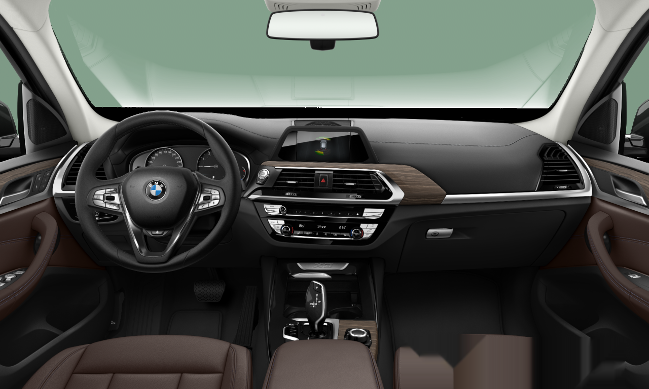 Interior of 2019 BMW X3 xDrive20i (G01), VIN WBATR51060LF97846