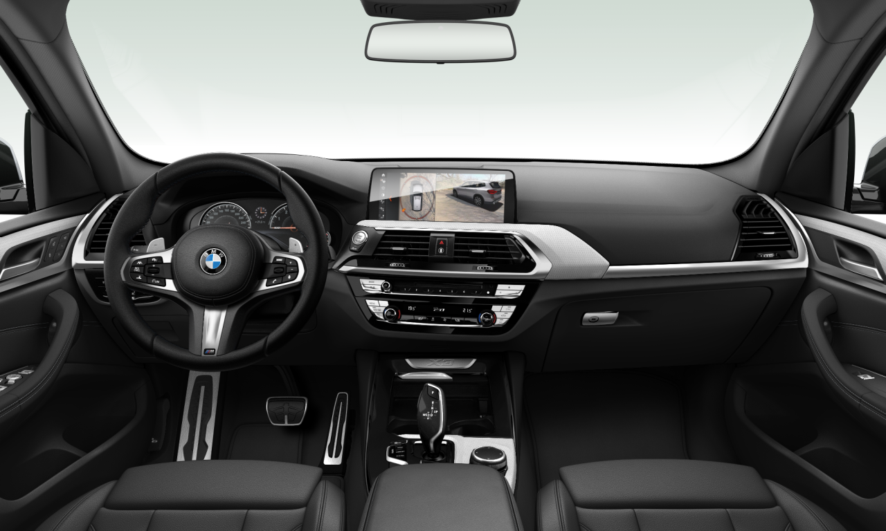 Interior of 2018 BMW X3 xDrive30i (G01), VIN WBATR92080LE26117