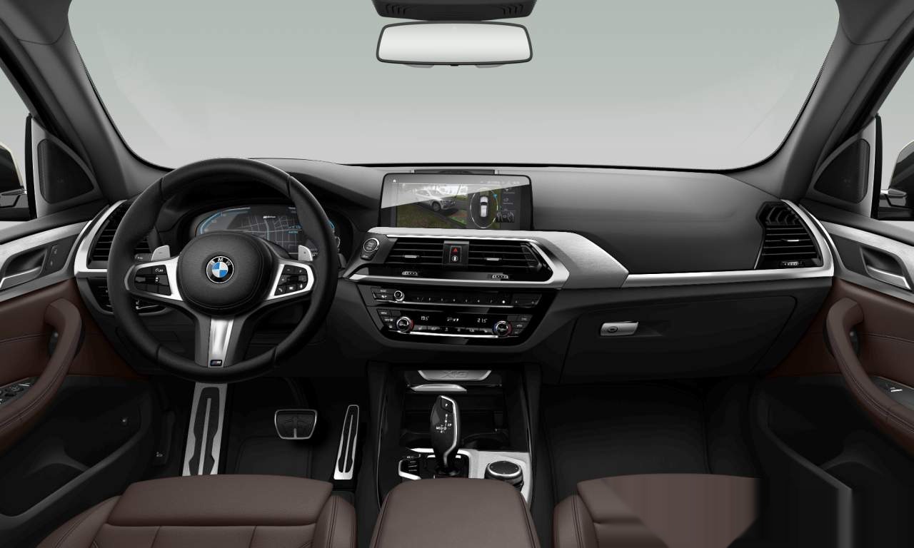 Interior of BMW X3 xDrive30e (Sports Activity Vehicle (5 Doors)), VIN WBATS110209D06558