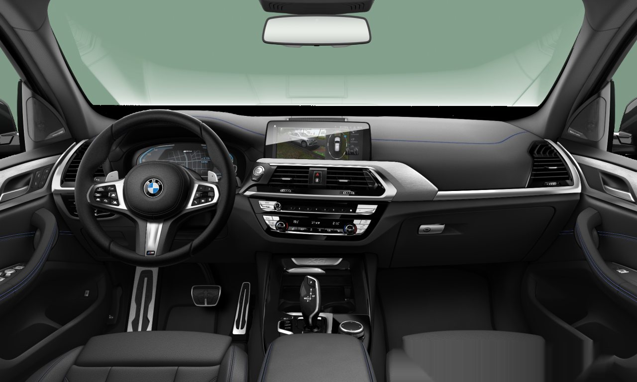 Interior of BMW X3 xDrive30e (G01), VIN WBATS110209F91536