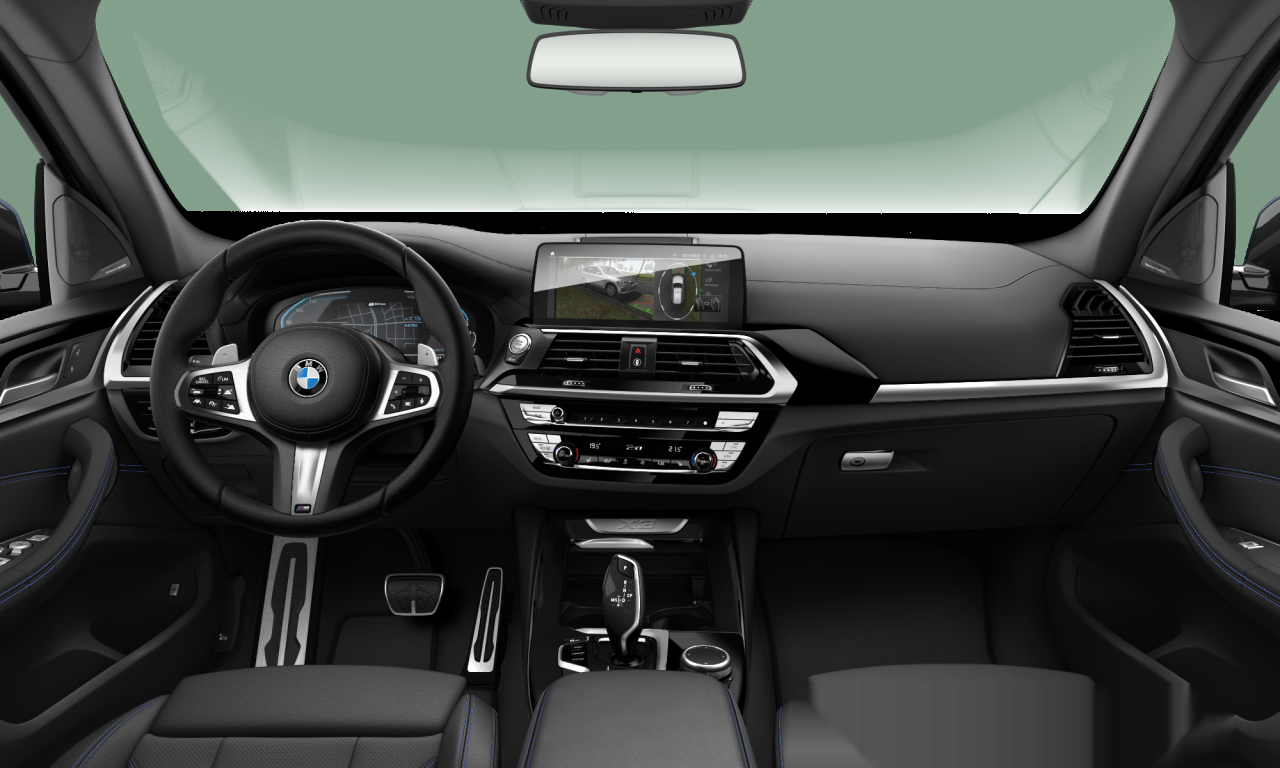 Interior of BMW X3 xDrive30e (G01), VIN WBATS110809F05324