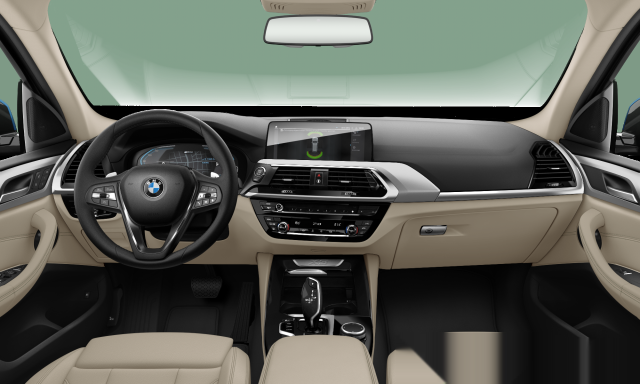 Interior of BMW X3 xDrive30e (G01), VIN WBATS1108M9H77605